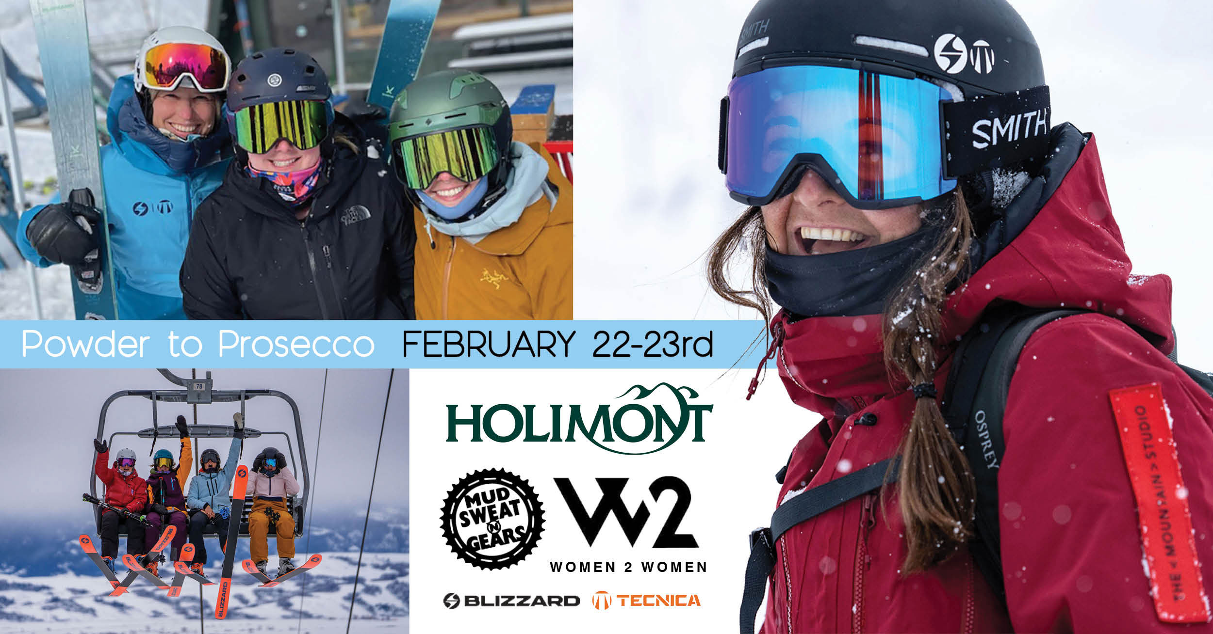 Women 2 Women ski event at Holimont Ski Resort
