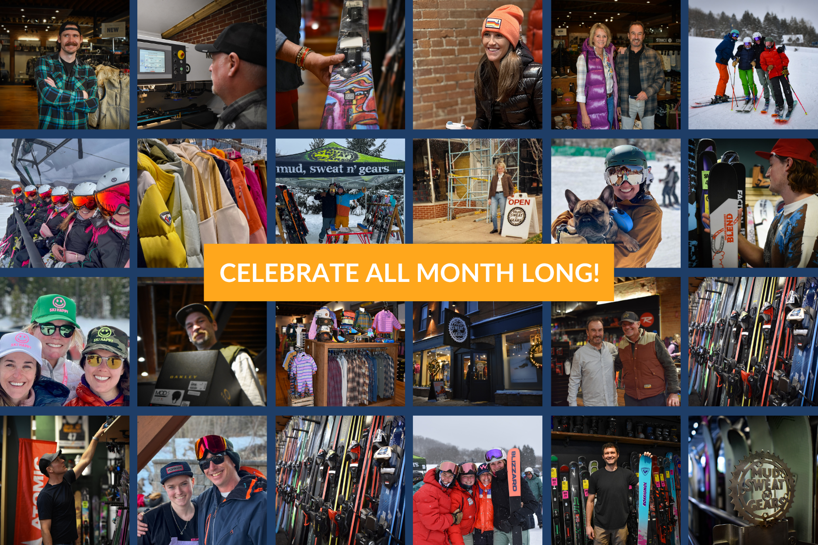 Shop Mud Sweat n' Gears all Season Long! Shop Mud Sweat n' Gears all Season Long!